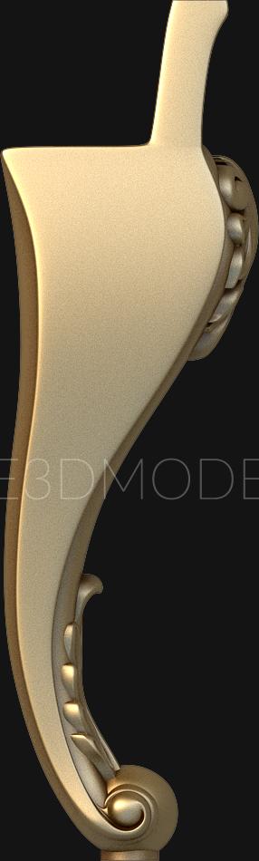 Legs (NJ_0652) 3D model for CNC machine