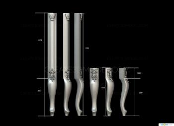 Legs (NJ_0658) 3D model for CNC machine