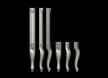 Legs (NJ_0658) 3D model for CNC machine