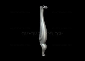 Legs (NJ_0661) 3D model for CNC machine