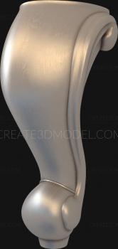 Legs (NJ_0664) 3D model for CNC machine
