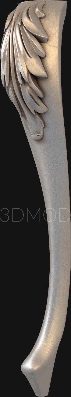 Legs (NJ_0668) 3D model for CNC machine