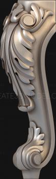 Legs (NJ_0680) 3D model for CNC machine