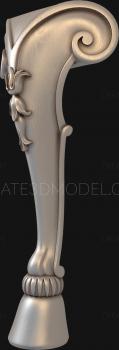 Legs (NJ_0685) 3D model for CNC machine