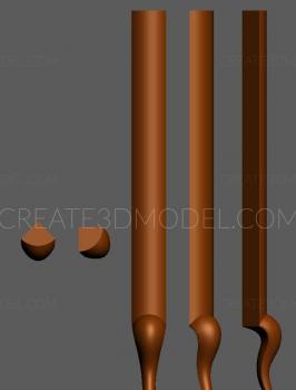 Legs (NJ_0709) 3D model for CNC machine