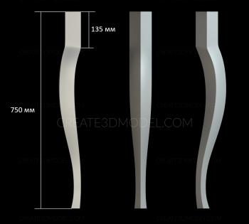 Legs (NJ_0722) 3D model for CNC machine