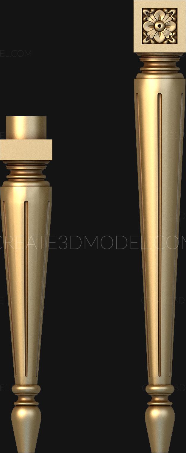 Legs (NJ_0737) 3D model for CNC machine