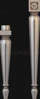 نموذج ثلاثي الأبعاد لآلة CNC أرجل 