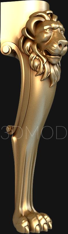 Legs (NJ_0824) 3D model for CNC machine