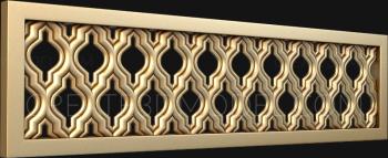 Geometrical panel (PGM_0027-1) 3D model for CNC machine