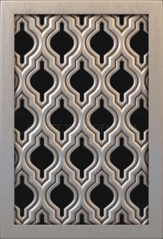 Geometrical panel (PGM_0027-3) 3D model for CNC machine