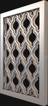 Geometrical panel (PGM_0027-3) 3D model for CNC machine