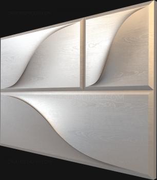 Geometrical panel (PGM_0100-9) 3D model for CNC machine