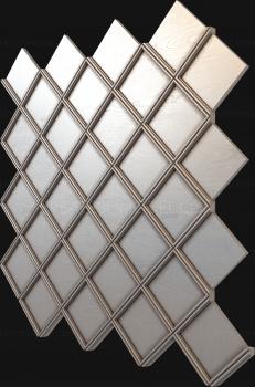Geometrical panel (PGM_0114-9) 3D model for CNC machine