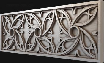 Geometrical panel (PGM_0132) 3D model for CNC machine
