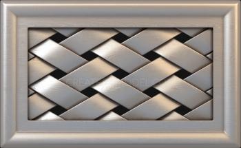 Square panels (PN_0189) 3D model for CNC machine