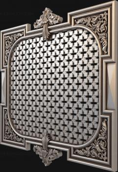 Square panels (PN_0202-6) 3D model for CNC machine