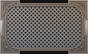 Square panels (PN_0202-7) 3D model for CNC machine