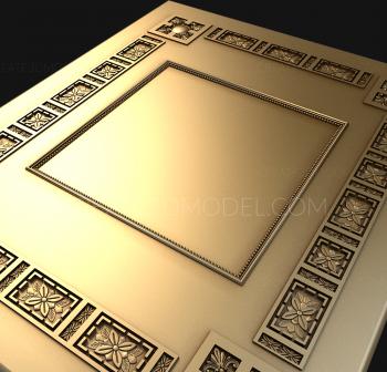 Square panels (PN_0285) 3D model for CNC machine