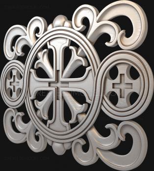 Church panel (PC_0001) 3D model for CNC machine