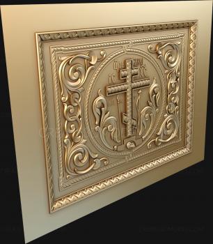 Church panel (PC_0022) 3D model for CNC machine