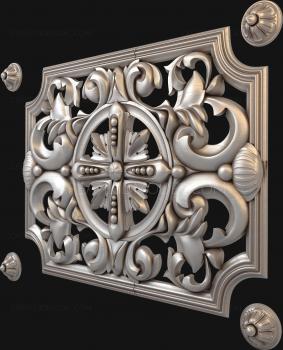 Church panel (PC_0029) 3D model for CNC machine