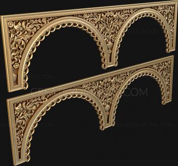 Church panel (PC_0080) 3D model for CNC machine