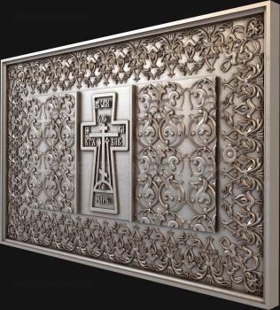 Church panel (PC_0092) 3D model for CNC machine