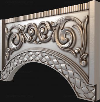 Church panel (PC_0160) 3D model for CNC machine