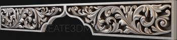 The panel is figured (PF_0053) 3D model for CNC machine