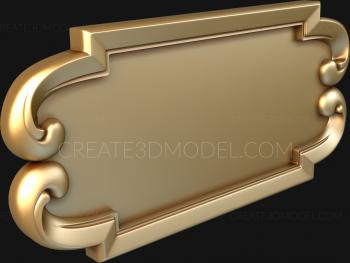 The panel is figured (PF_0092) 3D model for CNC machine