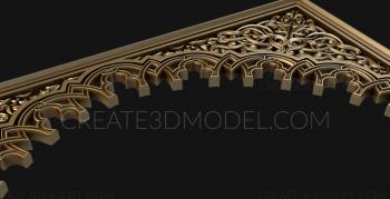 The panel is figured (PF_0106) 3D model for CNC machine
