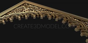 The panel is figured (PF_0106) 3D model for CNC machine