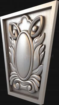 The panel is figured (PF_0112) 3D model for CNC machine