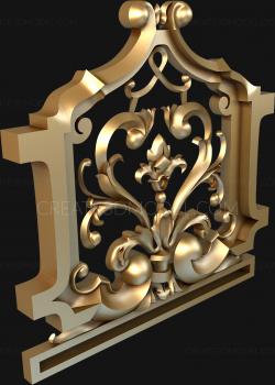 The panel is figured (PF_0153) 3D model for CNC machine