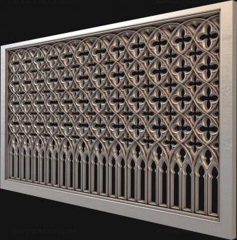 Horisontal panel (PG_0052) 3D model for CNC machine