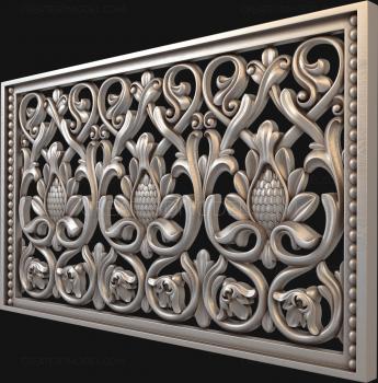 Horisontal panel (PG_0196-1) 3D model for CNC machine