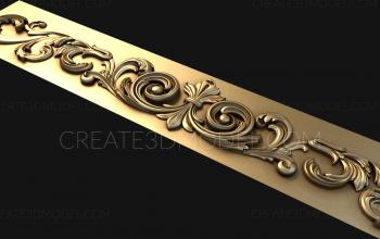 Horisontal panel (PG_0268) 3D model for CNC machine