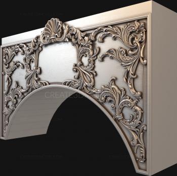 Horisontal panel (PG_0308) 3D model for CNC machine