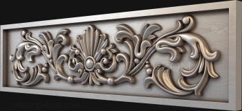 Horisontal panel (PG_0345) 3D model for CNC machine