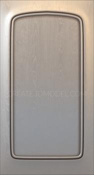 Vertical panel (PV_0041) 3D model for CNC machine