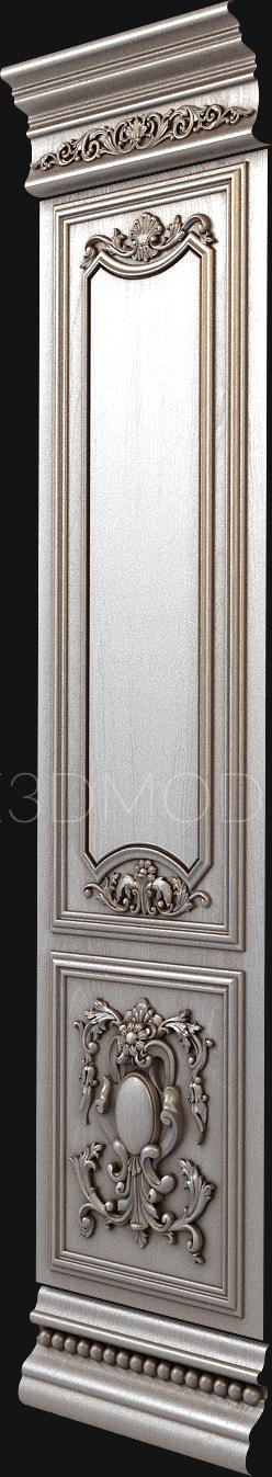 Vertical panel (PV_0047) 3D model for CNC machine