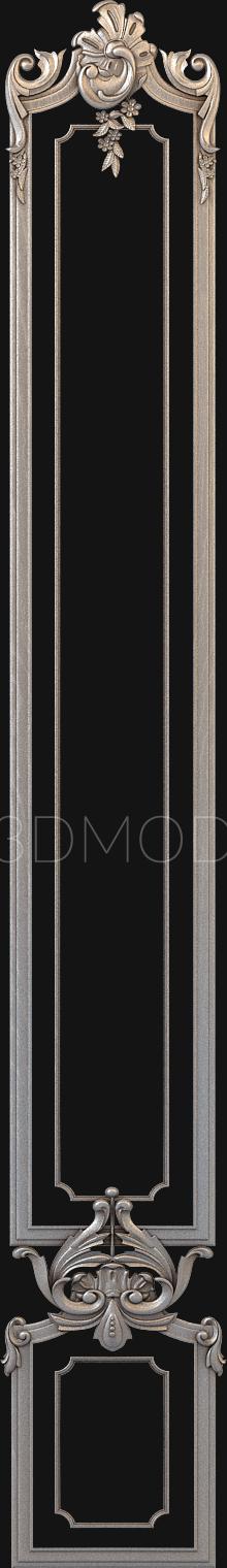 Vertical panel (PV_0055) 3D model for CNC machine