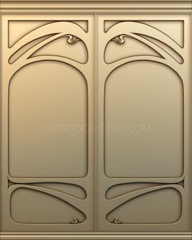 Vertical panel (PV_0057) 3D model for CNC machine