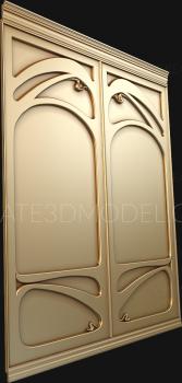 Vertical panel (PV_0057) 3D model for CNC machine