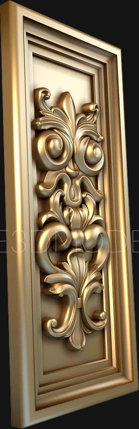 Vertical panel (PV_0139) 3D model for CNC machine