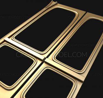 Vertical panel (PV_0165) 3D model for CNC machine