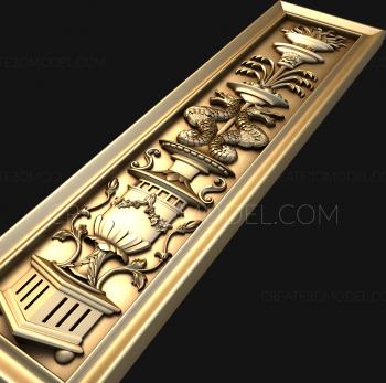 Vertical panel (PV_0191) 3D model for CNC machine
