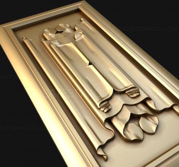 Vertical panel (PV_0196) 3D model for CNC machine