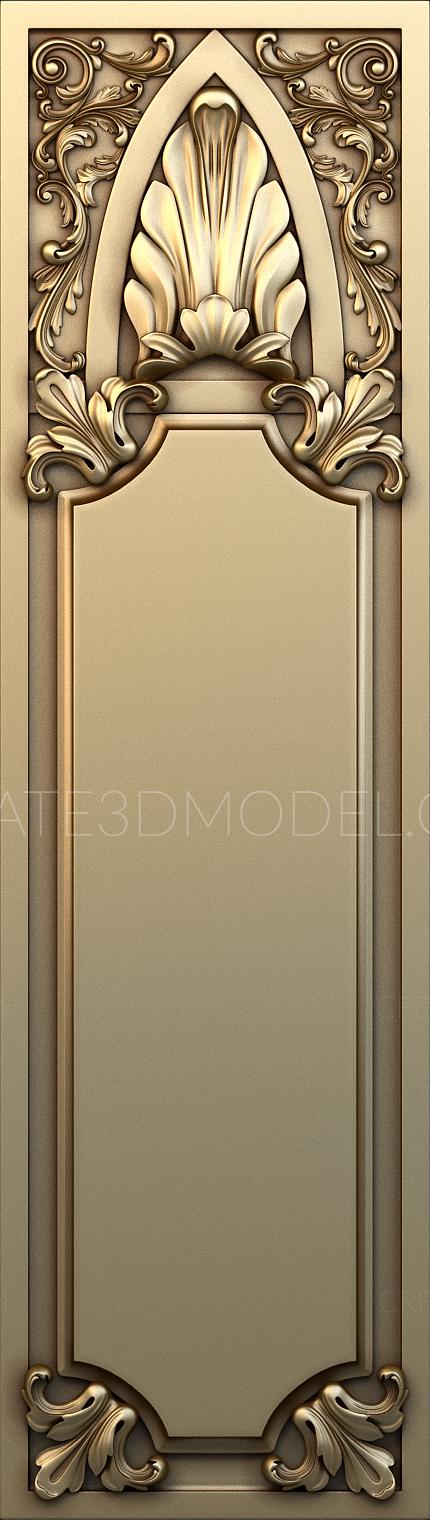 Vertical panel (PV_0264) 3D model for CNC machine